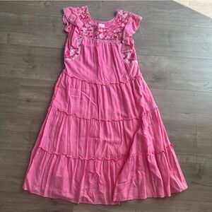 J. Marie pink midi dress - size XS